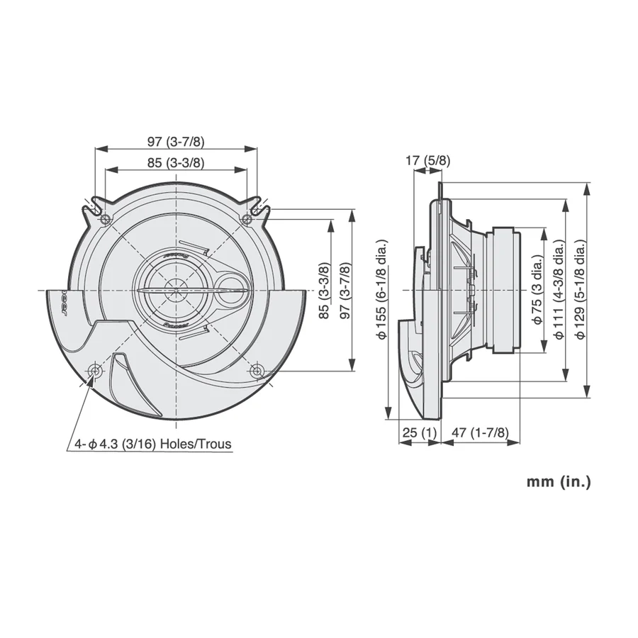 Pioneer TS‑R520 - Image 6