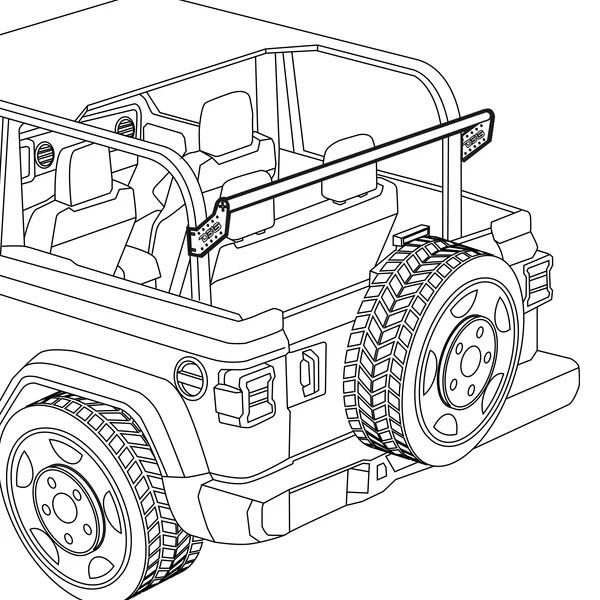 DS18 JL-TUBEUP2DR/BK - Image 2